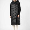 SUBLEVEL Lange Puffer Steppweste Black Beliebt