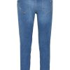 SUBLEVEL Skinny Jeans Mit Offenem Saum Blue Hosen