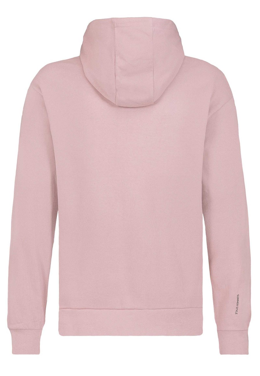 SUBLEVEL Sweat Hoodie Mit Mini Print Light-Rose Beliebt