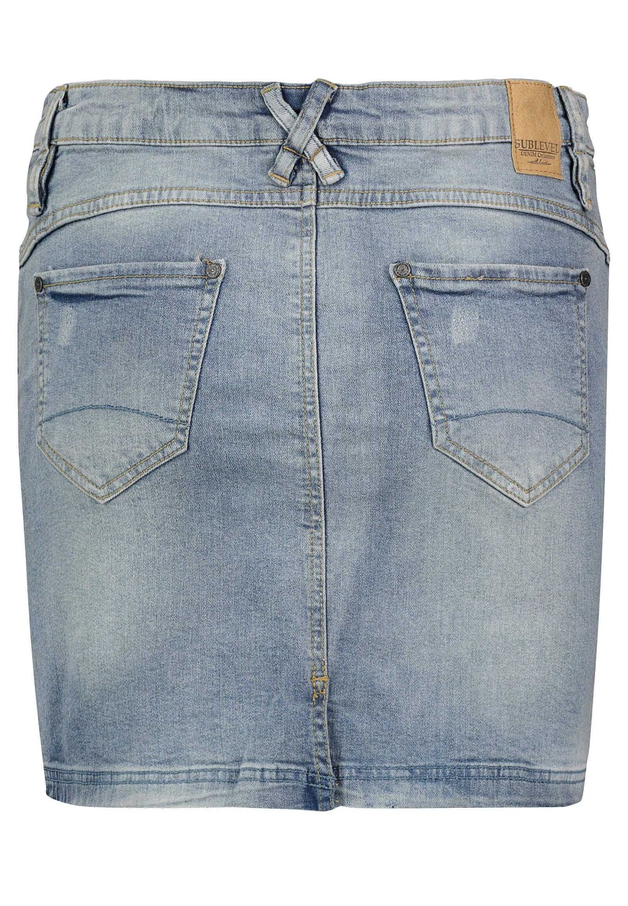 SUBLEVEL Jeans Minirock Blue Kleider