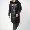 SUBLEVEL Wintermantel Mit Kapuze Black Beliebt