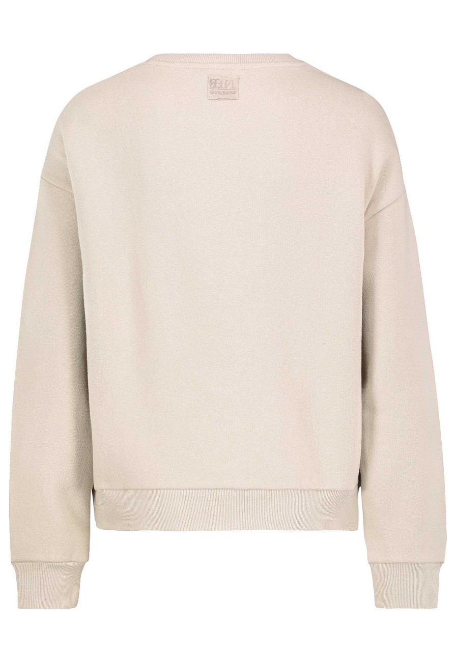 SUBLEVEL Organic Sweatshirt Light Beige Pullover