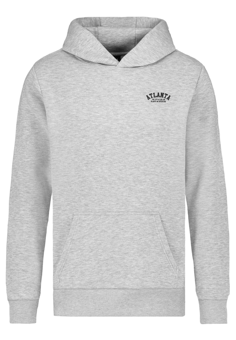 SUBLEVEL Hoodie "Atlanta" Light Grey Hoodies