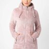 SUBLEVEL Kuschelfleece Jacke Mit Kapuze Light-Rose Beliebt