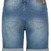 SUBLEVEL Jeansbermuda Mit Used-Elementen Middle Blue Shorts