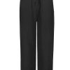 SUBLEVEL Musselin Hose Black Hosen