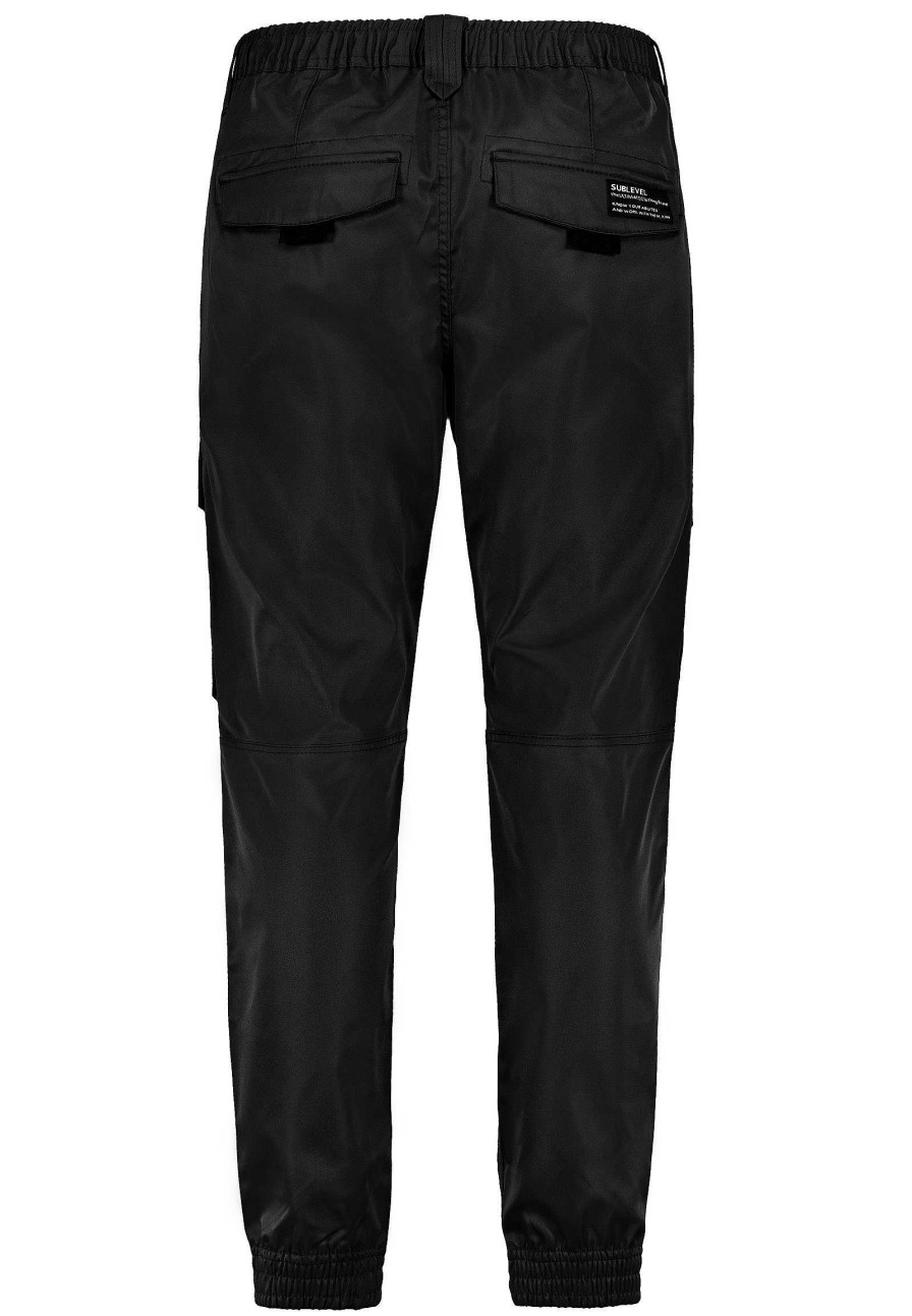 SUBLEVEL Outdoorhose Mit Cargotaschen Black Hosen