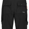 SUBLEVEL Cargoshorts Im Utility-Look Black Shorts