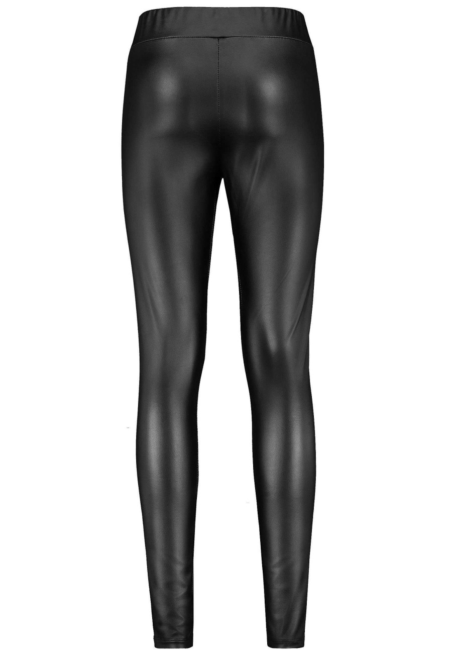 SUBLEVEL Leggings In Lederoptik Black Hosen