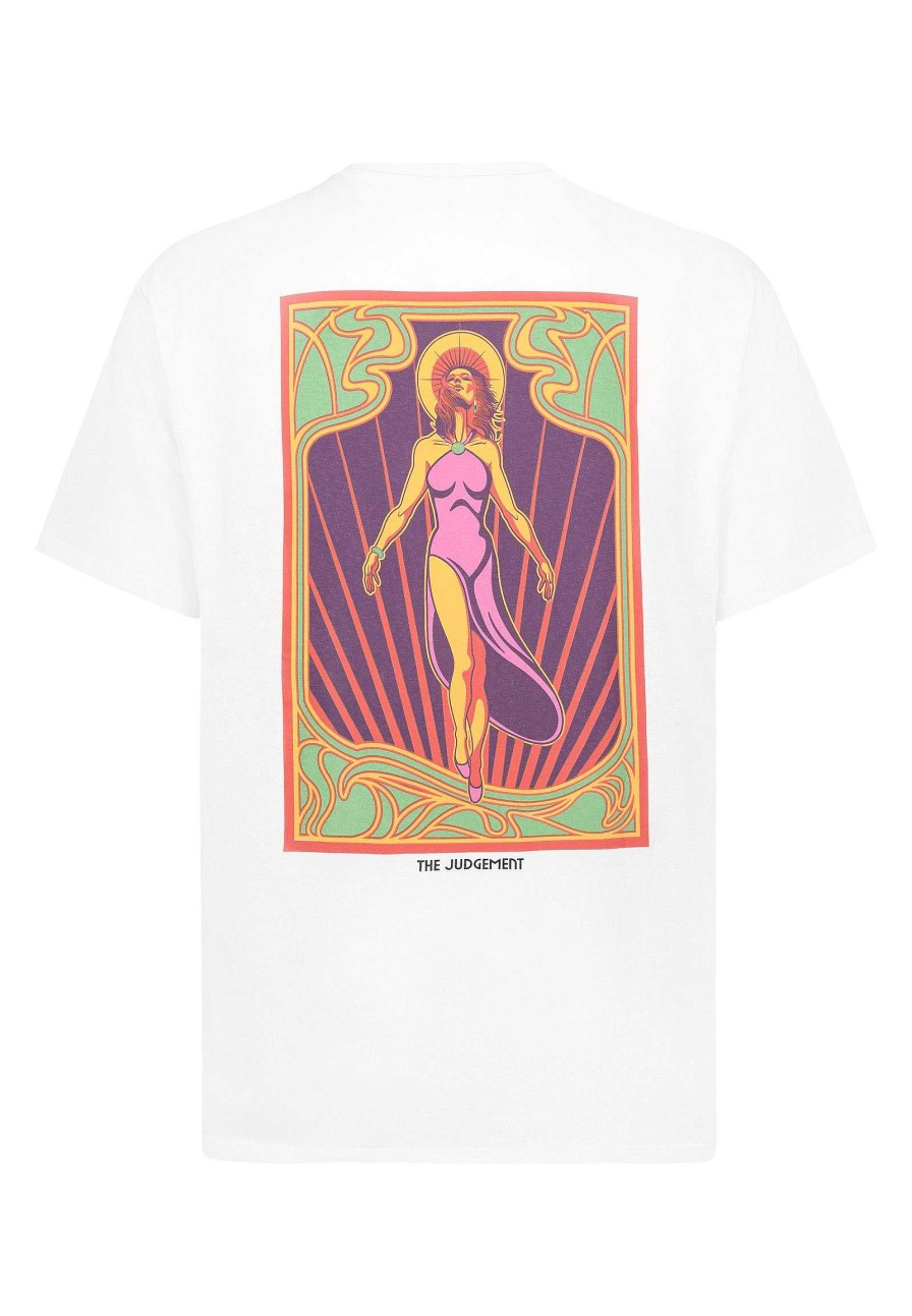 SUBLEVEL T-Shirt Mit Tarot-Print White Shirts