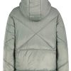 SUBLEVEL Winterjacke Weich Wattiert Middle Green Beliebt