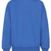 SUBLEVEL Damen Basic Sweatshirt Blue Beliebt