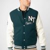 SUBLEVEL Herren Collegejacke Dark Green Beliebt