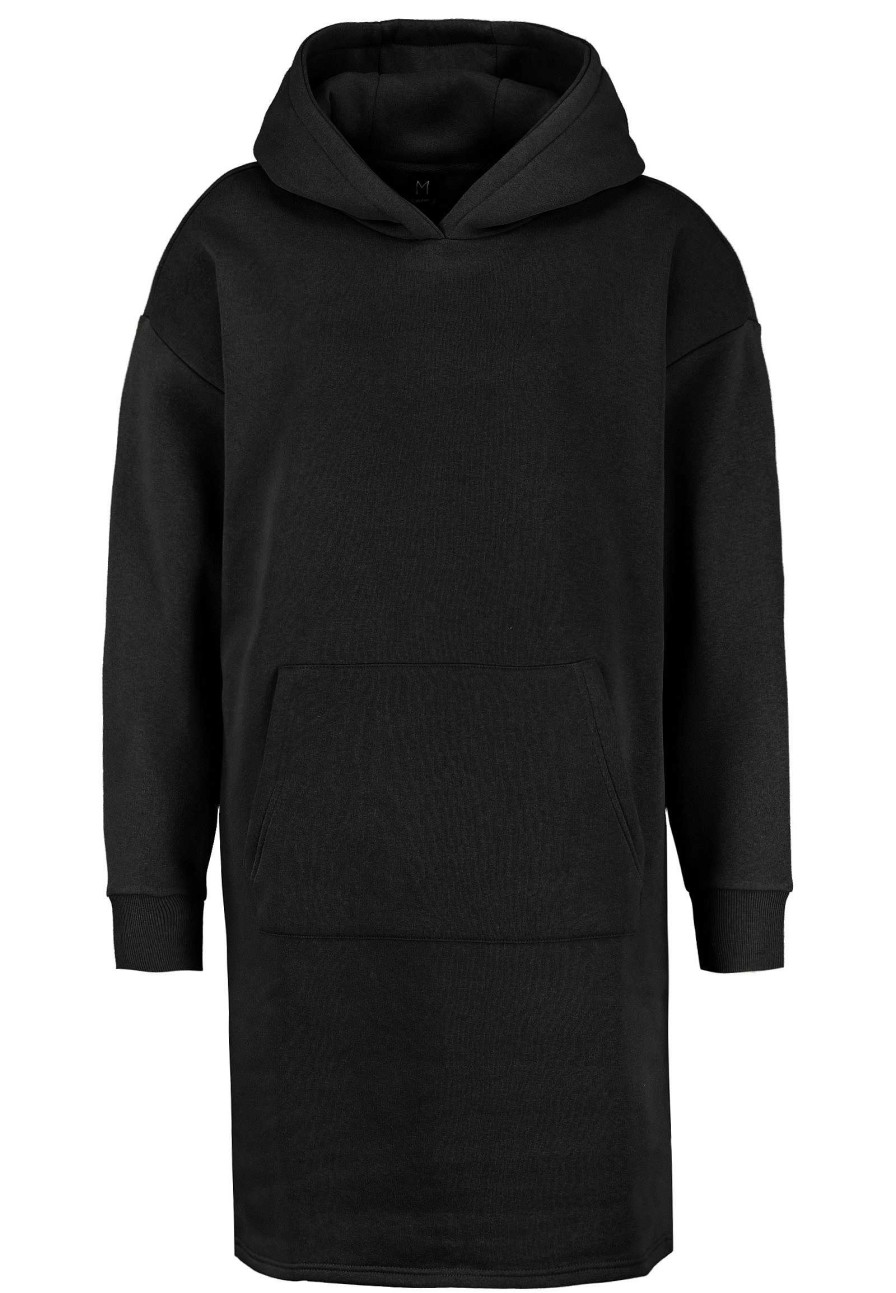 SUBLEVEL Basic Sweat Kleid Black Kleider