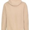 SUBLEVEL Teddy Fleecejacke Mit Kapuze Light Beige Beliebt