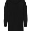 SUBLEVEL Basic Sweat Kleid Black Kleider