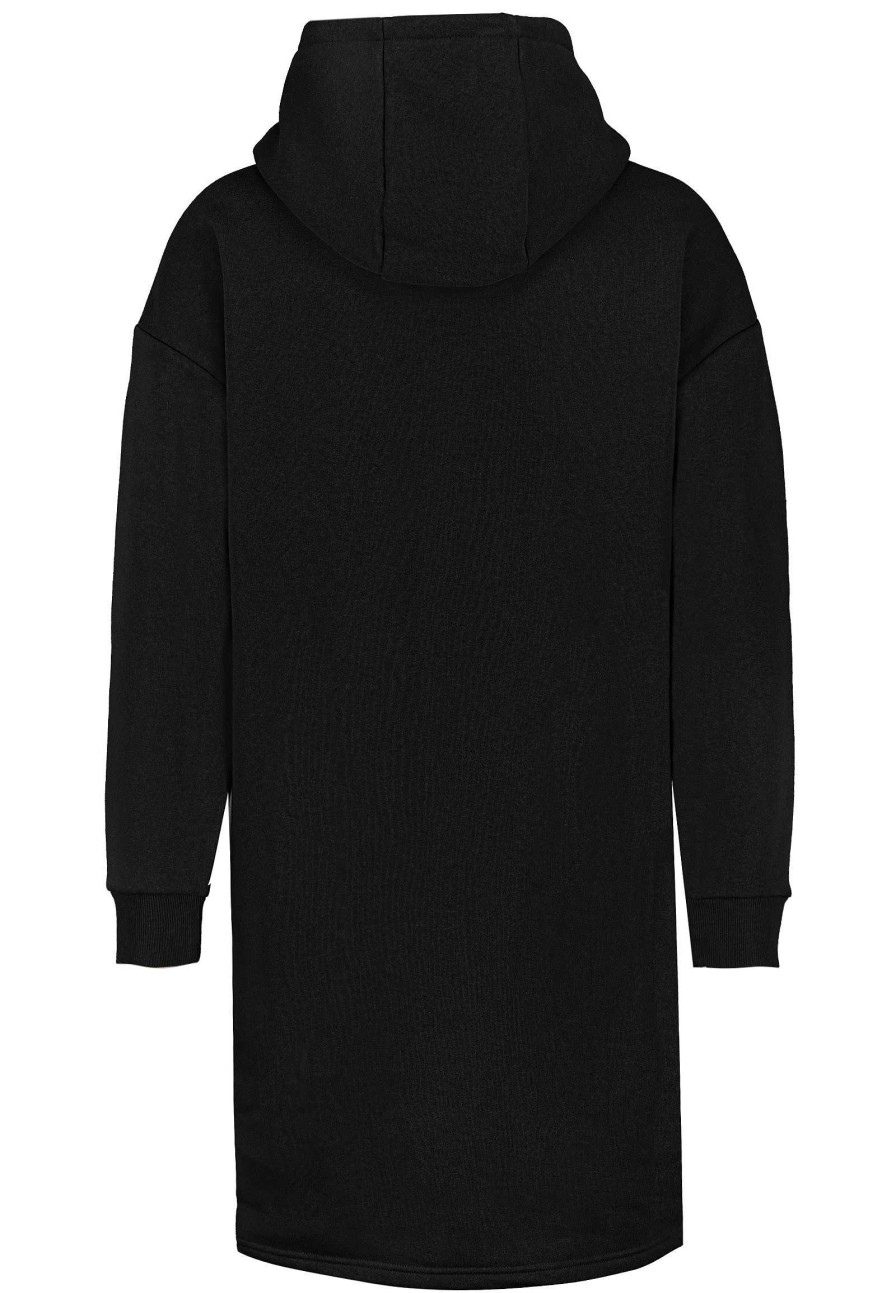 SUBLEVEL Basic Sweat Kleid Black Kleider