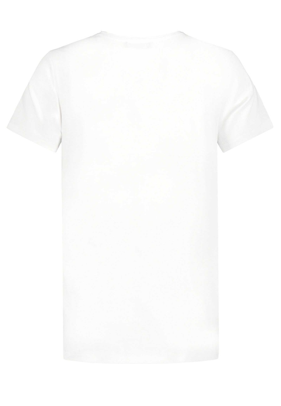 SUBLEVEL T-Shirt Mit Print "Life & Death" White Shirts