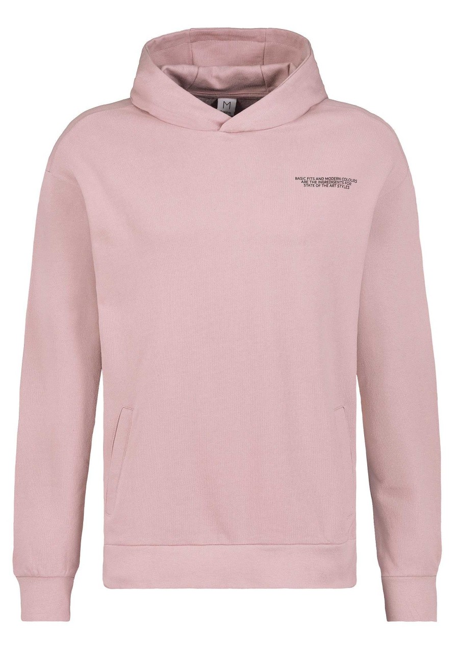 SUBLEVEL Sweat Hoodie Mit Mini Print Light-Rose Beliebt