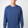 SUBLEVEL Sweatshirt Mit Applikation Light-Blue Beliebt