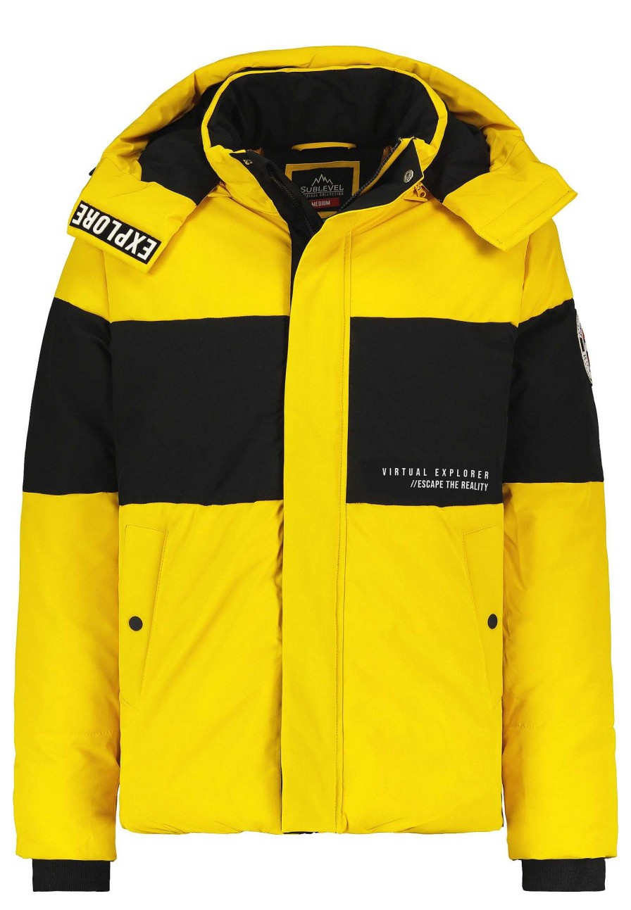 SUBLEVEL Outdoor Steppjacke Yellow Jacken