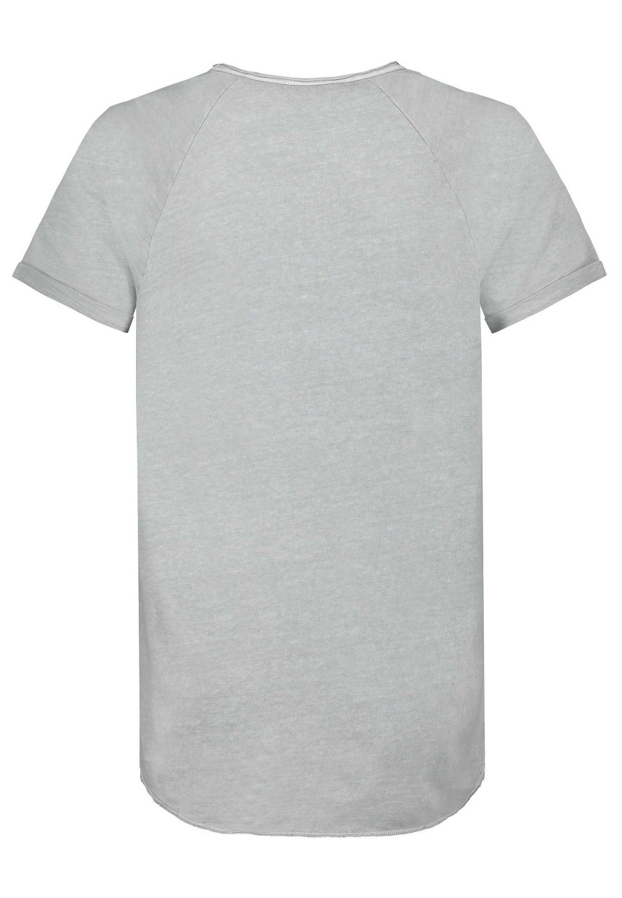 SUBLEVEL Basic Shirt Long Fit Middle Grey Shirts