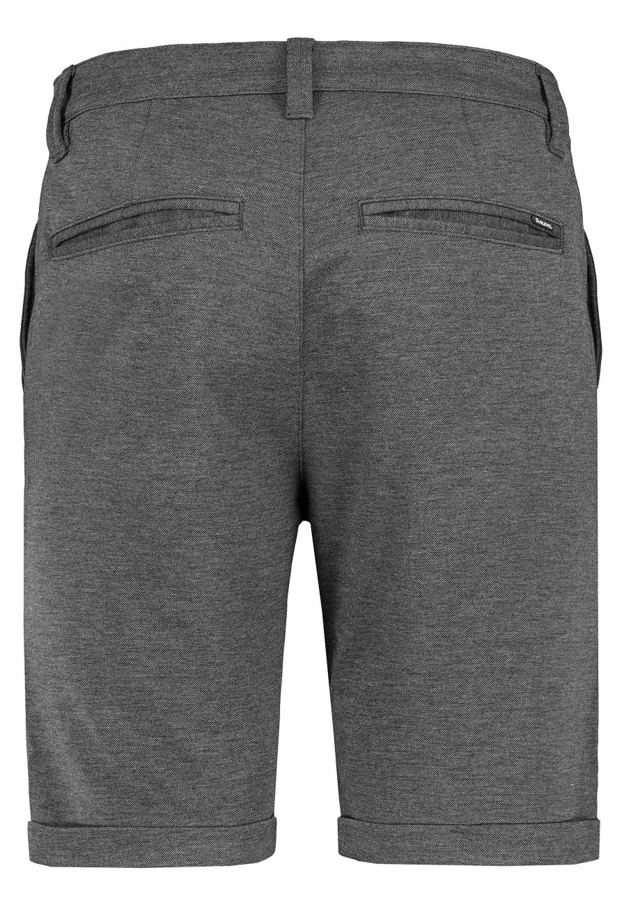 SUBLEVEL Bermuda Im Chino-Look Dark Grey Shorts