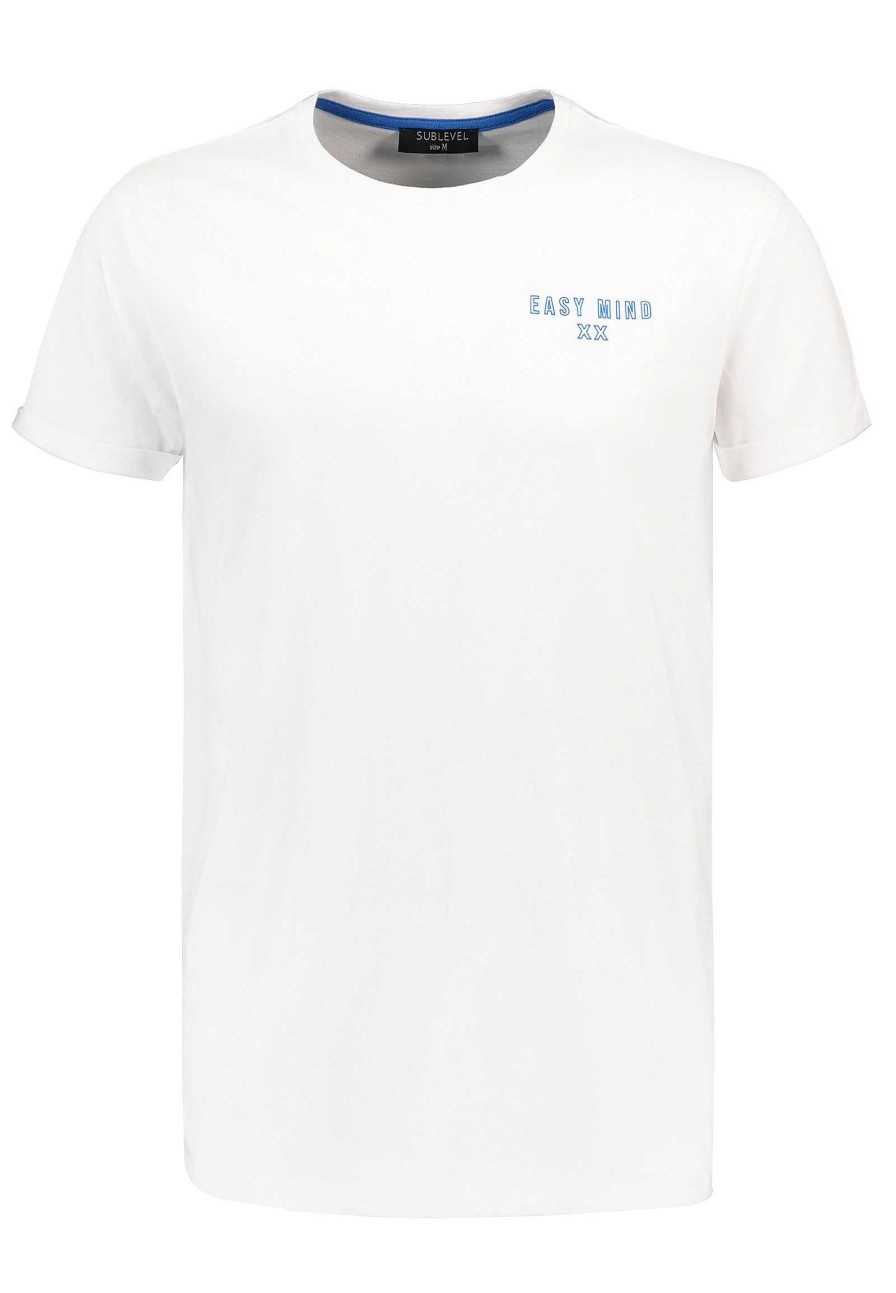 SUBLEVEL T-Shirt "Easy Mind" White Shirts