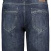 SUBLEVEL Kurze Jeanshose Used Look Dark Blue Shorts