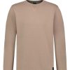 SUBLEVEL Basic Sweater Beige Pullover