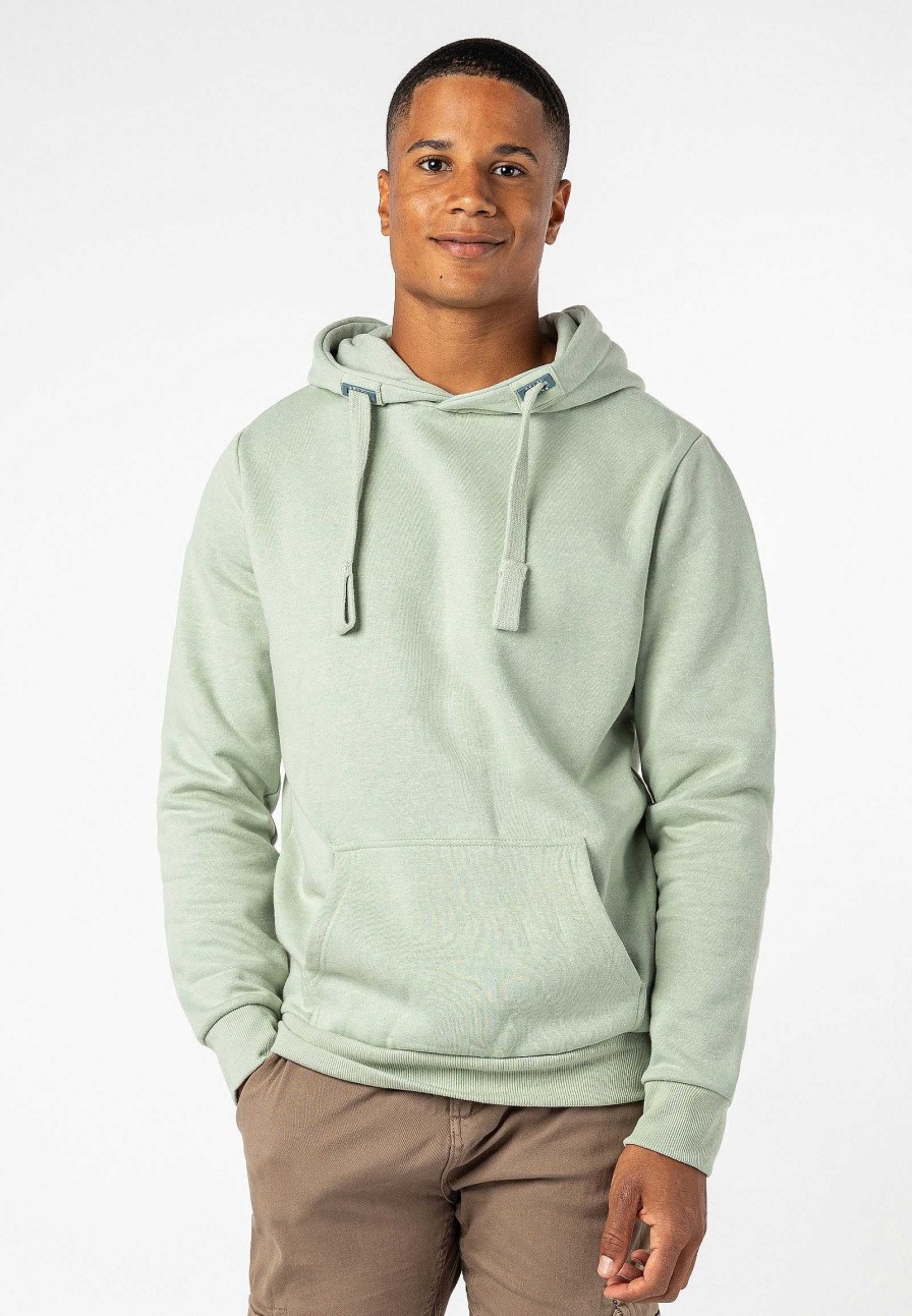 SUBLEVEL Hoodie Sonnen-Print Light-Green Beliebt