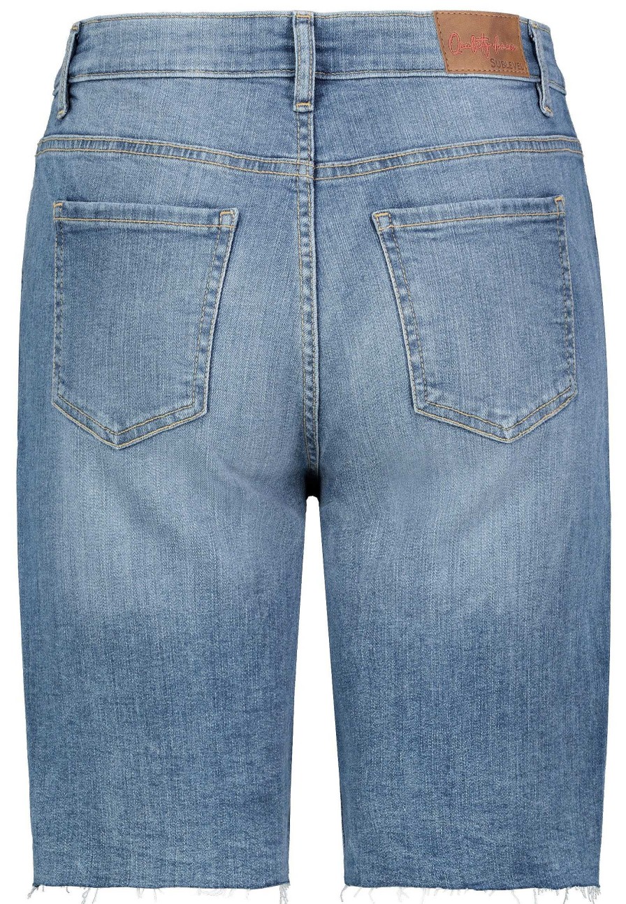 SUBLEVEL City Jeans Bermudas Middle Blue Shorts