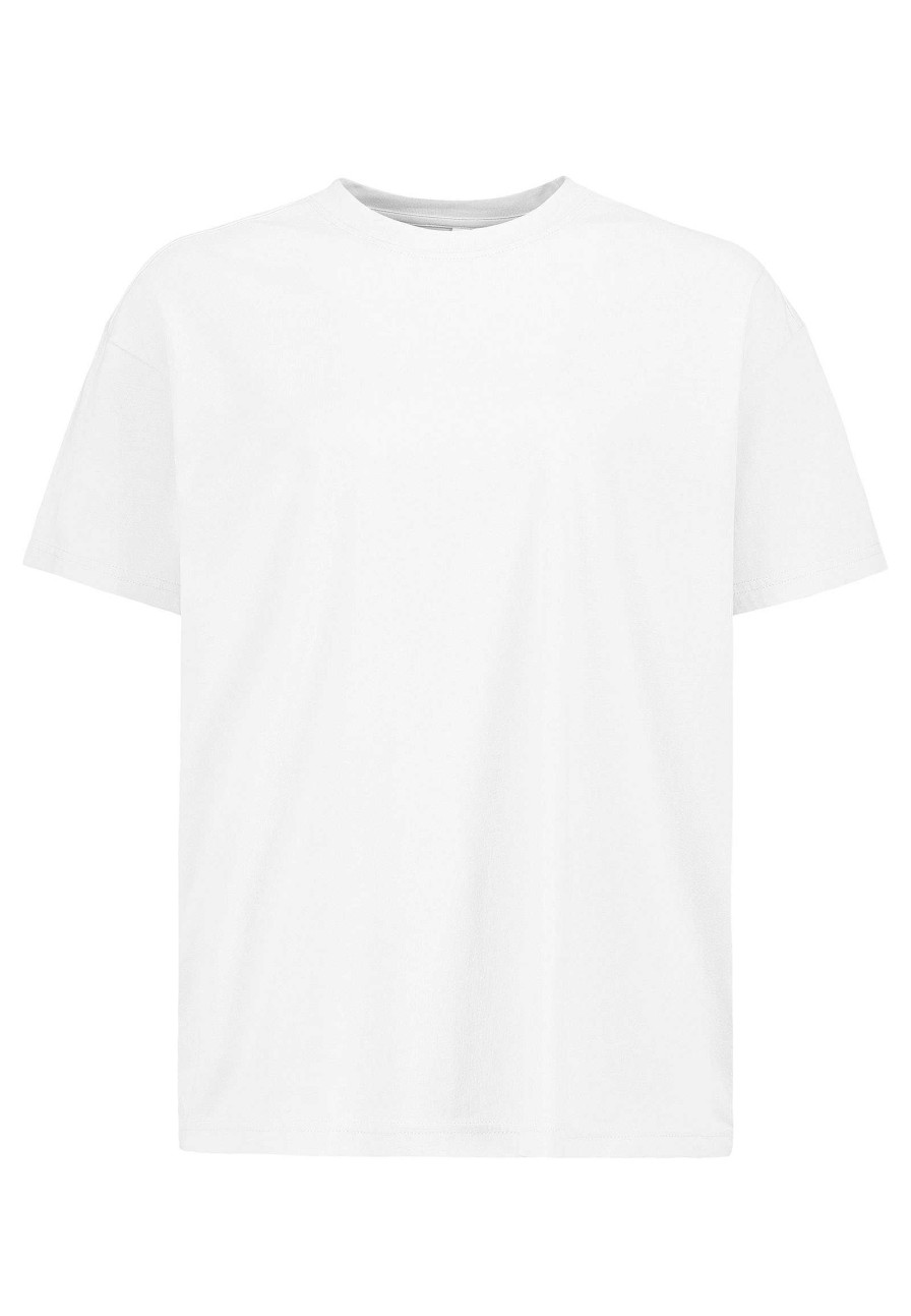 SUBLEVEL Basic T-Shirt Pastell White Shirts