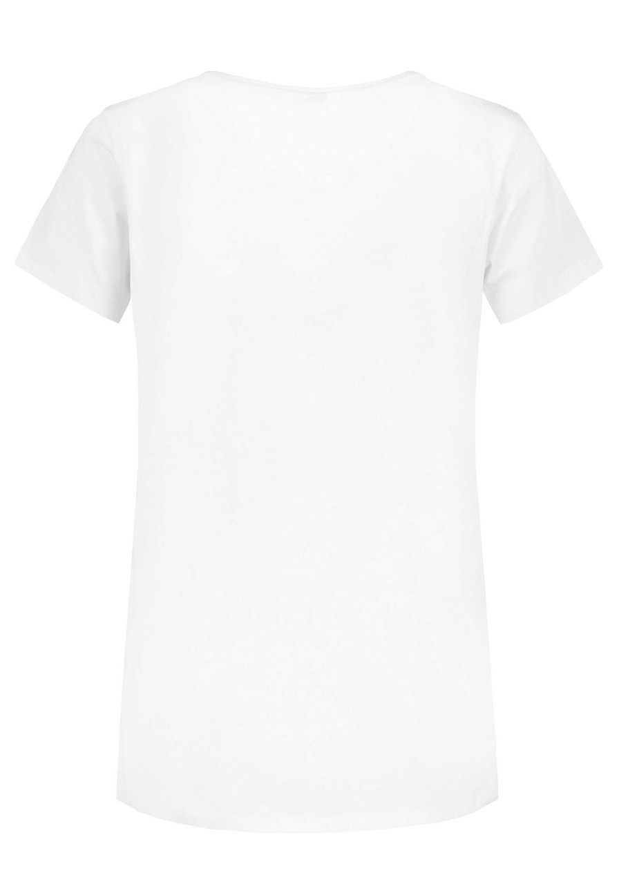 SUBLEVEL Rockiges Bandshirt White Shirts