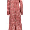 SUBLEVEL Maxi Stufenkleid Red Kleider