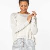 SUBLEVEL Strickpullover Cropped Light Beige Pullover