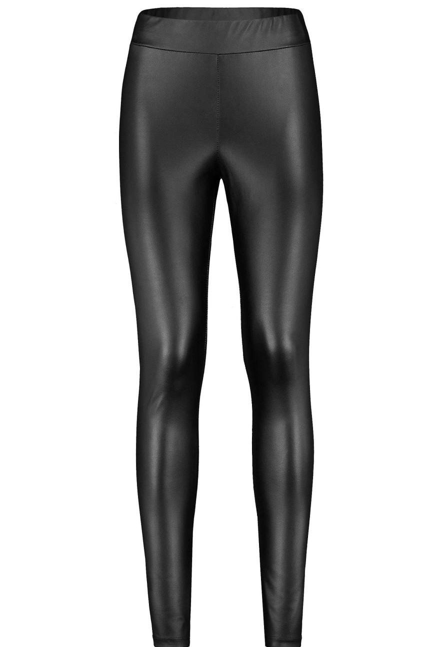 SUBLEVEL Leggings In Lederoptik Black Hosen