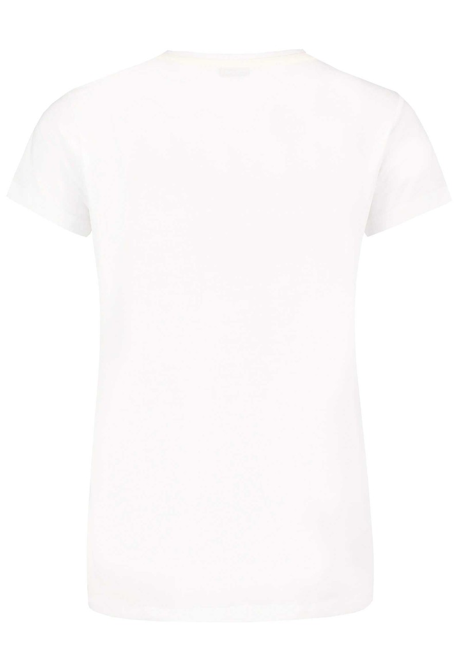 SUBLEVEL Print T-Shirt Mit Blumen White Shirts