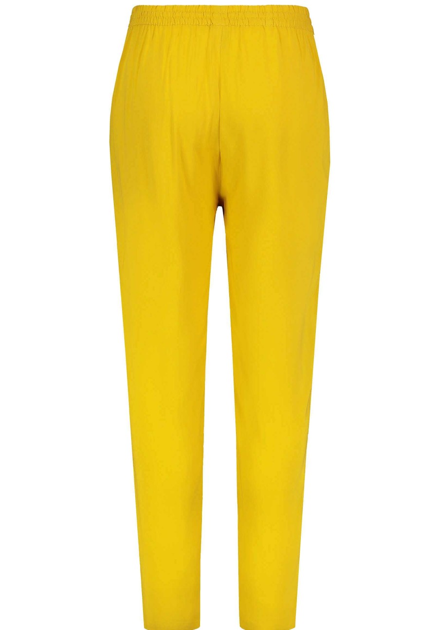 SUBLEVEL Viskose Hose Mit Gummibund Yellow Hosen