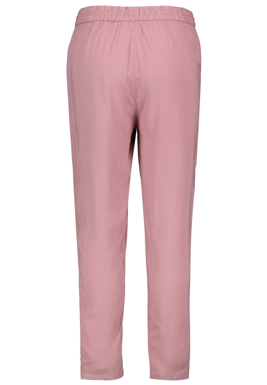 SUBLEVEL Leichte Stoffhose Mit Bindegurtel Light Rose Hosen